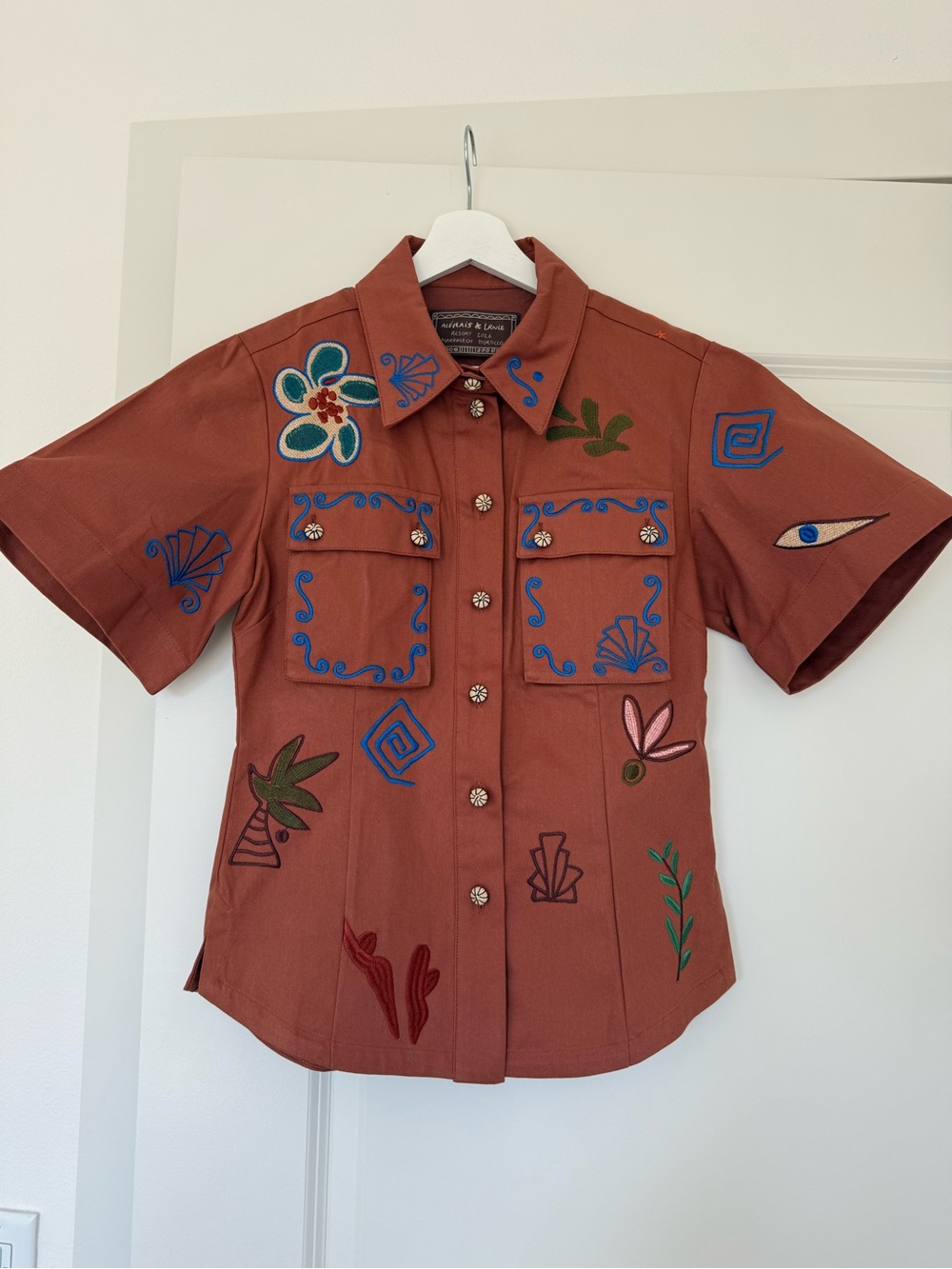 Alemais Dusty Embroidered Shirt - Picture 4 of 6